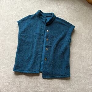Cobalt Blue Teddy Vest